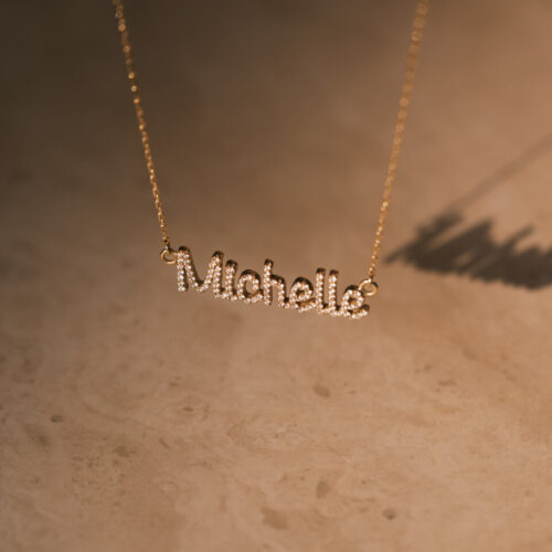 Diamond Name Necklace
